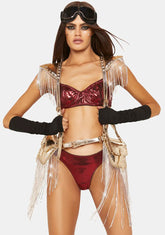 Center Star Fringe Harness