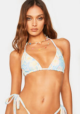 Sunshower Tia Terry Bikini Top