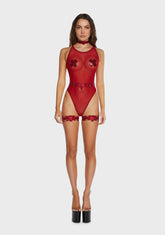 Putting Out Fires Mesh Bodysuit