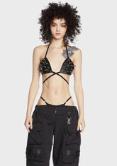 Dick Studded Bra Top