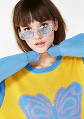 Dance With Me Clear Sunglasses