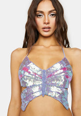Lilac Playa Dreamin' Butterfly Top