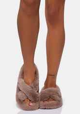 Scotch Lazy Day Faux Fur Slippers