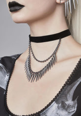 Edge Of Heartbreak Choker Necklace