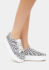 Warp Speed Checkered Sneakers
