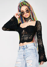 Wild Child Crochet Bustier Top