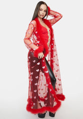 Luxe Be A Lady Sheer Robe