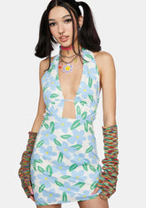 Festival Dates Halter Dress