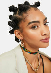 Locked Desires Key Drop Earrings Set