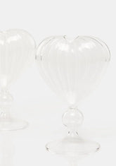 Hearts And All Glass Cup Set
