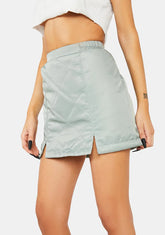Street Smarts Quilted Mini Skirt