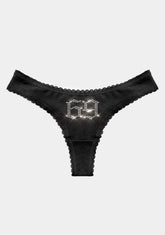 69 Rhinestone Thong