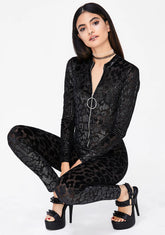 Wild Spotz Burnout Catsuit