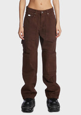 Brown Combat Jeans