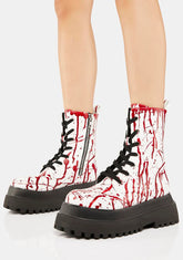 Scream Queen Combat Boots