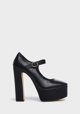 Yours Conditionally Heeled Mary Janes