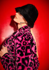 Midnight Pop Smash Faux Fur Bucket Hat