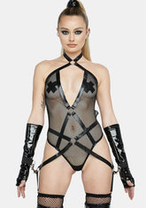 Hot Moments Fishnet Teddy