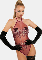 Pick My Petals Sheer Bodysuit