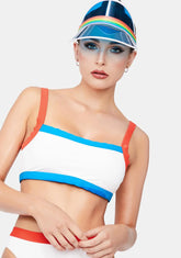 White Combo Olympia Bikini Top