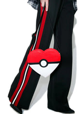 X Pokémon Heart-Shaped Pokéball Crossbody Bag