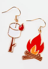 Let's Make S'mores Drop Earrings
