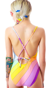 Vintage Rainbow Classic One PIece