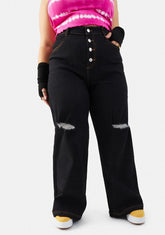 I'll Paint The Town Distressed Jeans