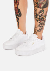White Cali Leather Sneakers