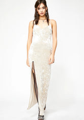 Holy Crushed Desires Velvet Maxi Dress