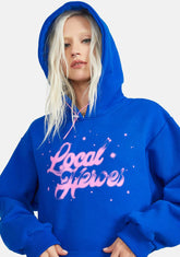 LH Airbrush Cropped Hoodie