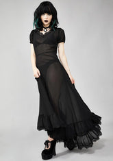 Sheer Deadication Maxi Dress