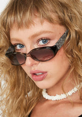 Twins Smoke Oval Sunglasses