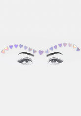 Heart's Mind Face Stickers