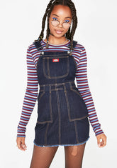 Denim Overall Dress