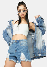 Put On A Show Denim Shorts