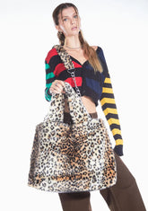 Wild Funky N' Fresh Fuzzy Tote Bag
