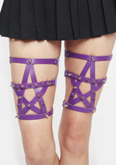 Grape No One Compares Leg Harness