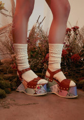 Stitched With Love Patchwork Sandals