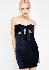 Under The Moonlight Velvet Dress