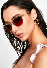 Dawn Gold Sunglasses