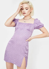 Ditsy Rose Lavender Lonma Mini Dress