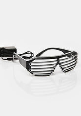 Cross The Line Shutter Shade Glasses