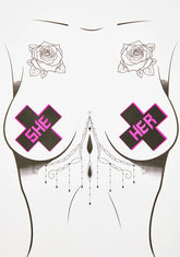 She N' Her Cross Pasties