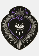 Purple & Black Eye Rug
