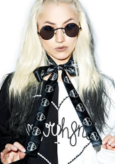 Logo Tie Me Ribbon Choker