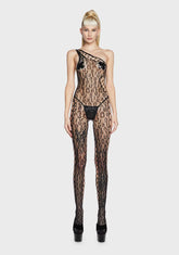 Roarin' For More Fishnet Bodystocking