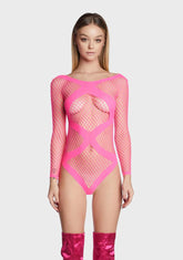 Lost In The Heat Fishnet Bodysuit
