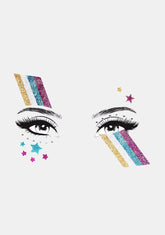 Rainbow Unicorn Face Stickers