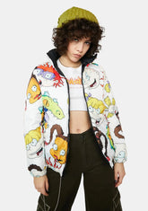 X Nickelodeon Reversible Puffer Jacket